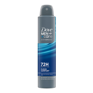 Dove Men+Care Advanced Clean Comfort антиперспірант-спрей 250 мл