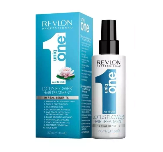 REVLON PROFESSIONAL UNIQ ONE КОНДИЦИОНЕР-СПРЕЙ ДЛЯ ВОЛОС 10в1 LOTUS FLOWER 150МЛ