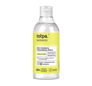 Tołpa Authentic освітлюючий міцелярний засіб 300мл