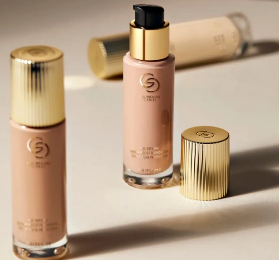 Oriflame Giordani Gold Age Defying SPF12 тональний засіб з сироваткою Porcelain Warm 30мл