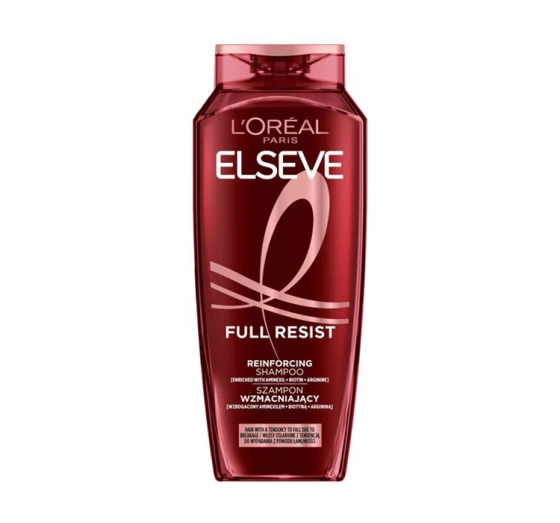 LOREAL ARGININE RESIST X3  ЗМІЦНЮВАЛЬНИЙ ШАМПУН 400МЛ