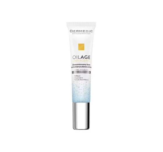 DERMEDIC OILAGE ANTI-AGEING СКОНЦЕНТРОВАНИЙ КРЕМ ПРОТИ ЗМОРШОК ПІД ОЧІ 15МЛ