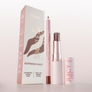 Hean Sparkle Lip Duo набор из блеска для губ в стике и контурного карандаша Espresso Shot, 4,6 г