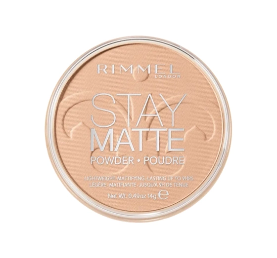 RIMMEL STAY MATTE МАТУЮЧА ПУДРА SILKY BEIGE 005