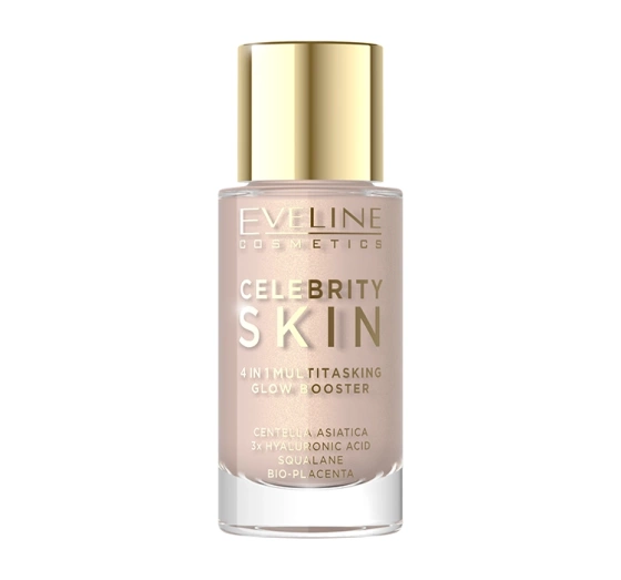 Eveline Cosmetics Celebrity Skin 4in1 Multitasking Glow Booster багатофункціональна база під макіяж обличчя 01N Universal Light 30 мл