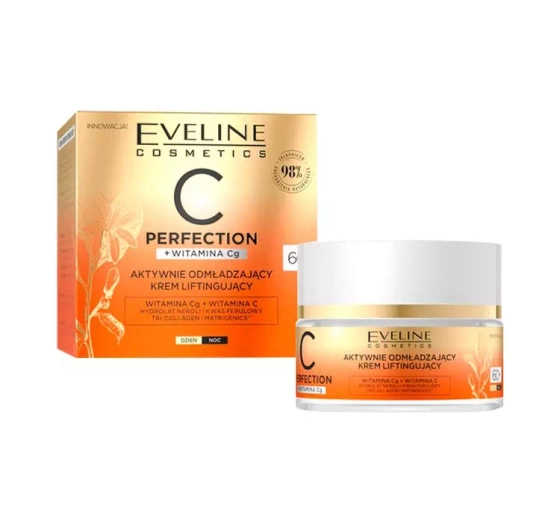 EVELINE C-PERFECTION АКТИВНО ОМОЛОДЖУЮЧИЙ ЛІФТИНГУЮЧИЙ КРЕМ 60+ 50МЛ