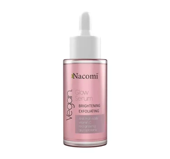 Натисніть на картинку, щоб її збільшити NACOMI GLOW SERUM BRIGHTENING EXFOLIATING ОСВІТЛЮВАЛЬНО-ВІДШАРОВУВАЛЬНА СИРОВАТКА 40МЛ