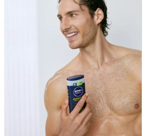 NIVEA MEN POWER FRESH ГЕЛЬ ДЛЯ ДУША ДЛЯ МУЖЧИН ДЛЯ ТЕЛА, ЛИЦА И ВОЛОС 500МЛ