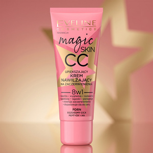 Eveline Cosmetics Magic Skin CC зволожуючий крем для вирівнювання тону шкіри та усунення почервоніння 8 в 1 30 мл
