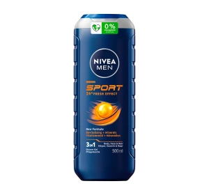 NIVEA MEN SPORT ГЕЛЬ ДЛЯ МИТТЯ ТІЛА, ОБЛИЧЧЯ І ВОЛОССЯ 500МЛ