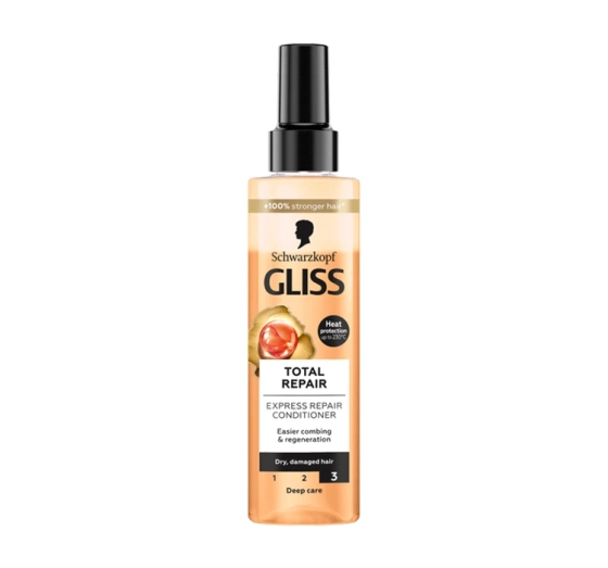 GLISS TOTAL REPAIR ЭКСПРЕСС-КОНДИЦИОНЕР ДЛЯ ПОВРЕЖДЕННЫХ И СУХИХ ВОЛОС 200МЛ
