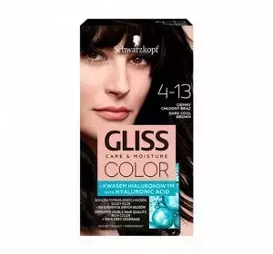 GLISS CARE & MOISTURE COLOR КРАСКА ДЛЯ ВОЛОС С ГИАЛУРОНОВОЙ КИСЛОТОЙ 4-13