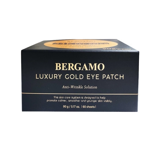 Bergamo 24K Luxury Gold гидрогелевые патчи под глаза 60 штук