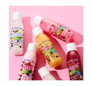 PERFECTA BUBBLE TEA КОНЦЕНТРИРОВАННЫЙ ГЕЛЬ ДЛЯ ДУША МИНИ COCONUT + ЗЕЛЕНЫЙ ЧАЙ 100Г