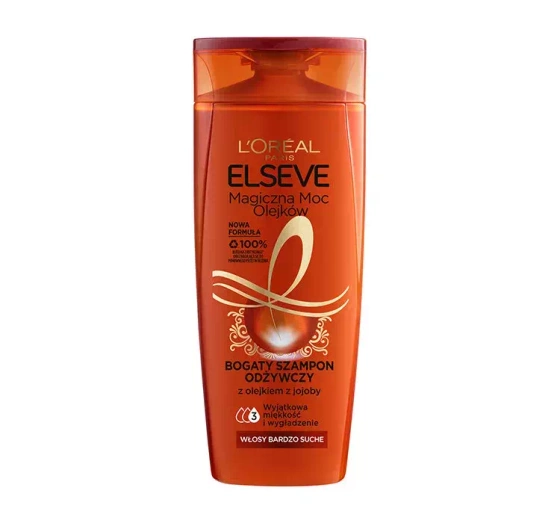 LOREAL ELSEVE СИЛА МАСЕЛ БОГАТЫЙ  ПИТАТЕЛЬНЫЙ ШАМПУНЬ