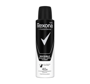 REXONA MEN INVISIBLE BLACK+WHITE АНТИПЕРСПИРАНТ-СПРЕЙ ДЛЯ МУЖЧИН 150МЛ