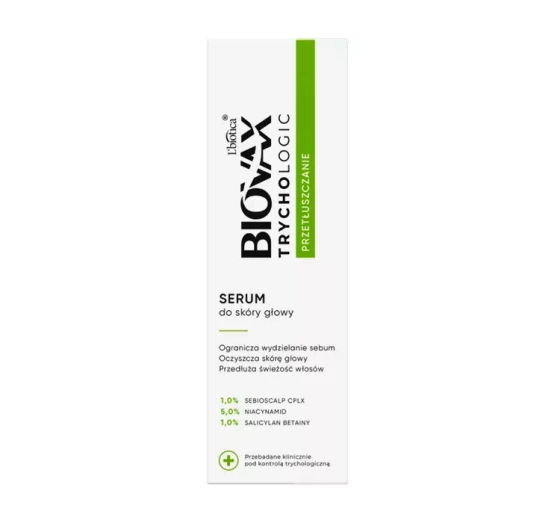 BIOVAX TRYCHOLOGIC ПРОТИ ЖИРНОСТІ СИРОВАТКА ДЛЯ ШКІРИ ГОЛОВИ 50 МЛ
