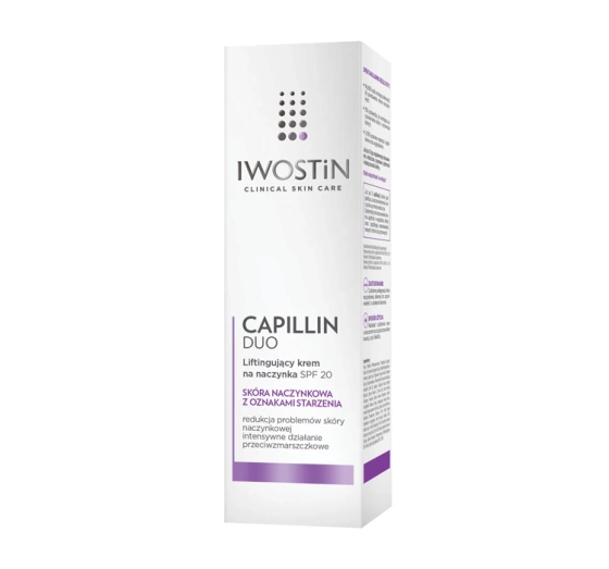 IWOSTIN CAPILLIN DUO ЛІФТИНГУЮЧИЙ КРЕМ ДЛЯ КУПЕРОЗНОЇ ШКІРИ SPF20 40МЛ