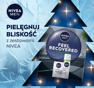 NIVEA MEN Feel Recovered Sensitive Duo набір чоловічої косметики: піна для гоління + бальзам після гоління