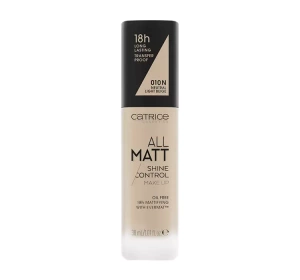 CATRICE ALL MATT SHINE CONTROL ТОНАЛЬНИЙ ЗАСІБ 010N NEUTRAL LIGHT BEIGE 30МЛ