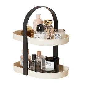 eCarla двухэтажный органайзер для косметики Бежевый