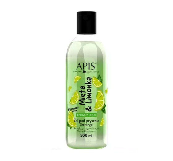 APIS ENERGY SHOT ГЕЛЬ ДЛЯ ДУША МЯТА И ЛАЙМ 500МЛ