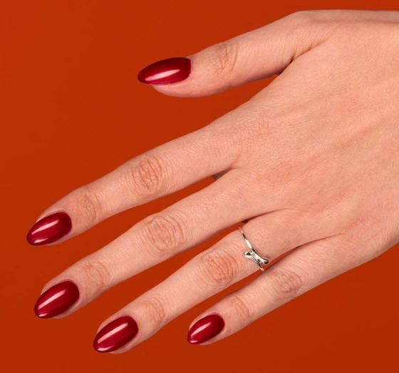 SEMILAC ГЕЛЬ-ЛАК UV HYBRID PEARL RED 070
