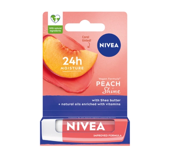 NIVEA ПОМАДА ДЛЯ ГУБ PEACH SHINE 5,5МЛ