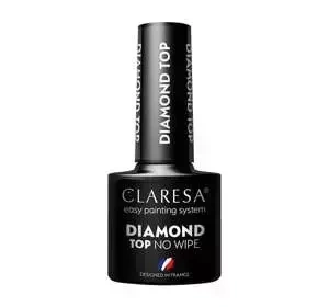 CLARESA DIAMOND TOP NO WIPE ТОП ДЛЯ ГЕЛЬ-ЛАКА 5МЛ