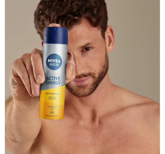 NIVEA MEN ACTIVE ENERGY АНТИПЕРСПІРАНТ-СПРЕЙ 250МЛ