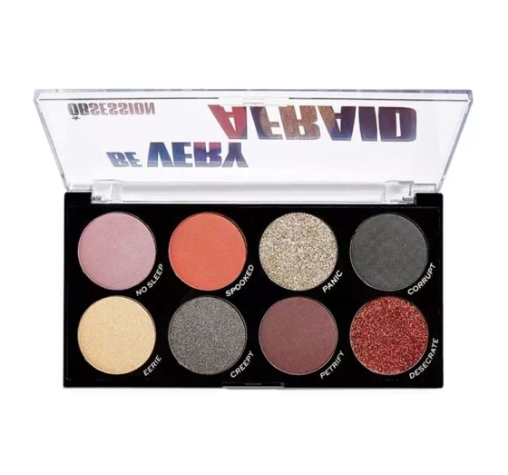 MAKEUP OBSESSION ПАЛЕТКА ТЕНЕЙ ДЛЯ ВЕК BE VERY AFRAID 8x1,6Г