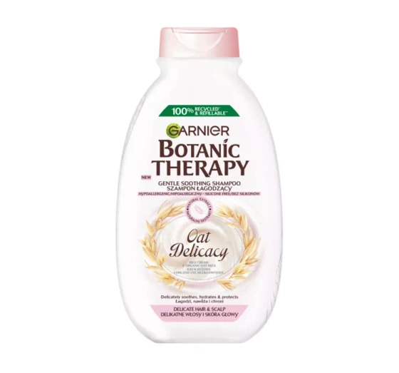 GARNIER BOTANIC THERAPY OAT DELICACY ДЕЛІКАТНИЙ ШАМПУНЬ ДЛЯ ВОЛОССЯ ВІВСЯНЕ МОЛОКО 400МЛ