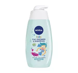 NIVEA KIDS 2 IN 1 SHOWER & SZAMPOO ГЕЛЬ ДЛЯ МЫТЬЯ ТЕЛА И ВОЛОС MAGIC APPLE SCENT 500МЛ