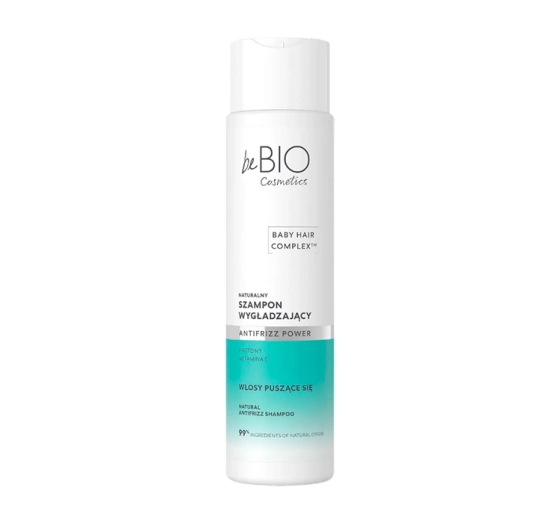 BeBio Baby Hair Complex натуральний розгладжуючий шампунь Antifrizz Power 300 мл