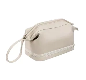 eCarla двухуровневая косметичка Бежевая KS106K
