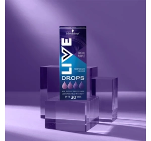 SCHWARZKOPF LIVE DROPS ПОЛУСТОЙКАЯ КРАСКА ДЛЯ ВОЛОС ORCHID PURPLE 30МЛ