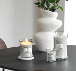 Woodwick Small Jar Candle ароматическая свеча Warm Wool 85 г