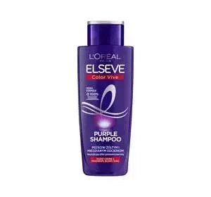 LOREAL ELSEVE COLOR VIVE ШАМПУНЬ ДЛЯ ВОЛОС ПРОТИВ ЖЕЛТЫХ И МЕДНЫХ ОТТЕНКОВ 200МЛ