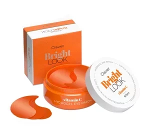 CLAVIER BRIGHT LOOK ГІДРОГЕЛЕВІ ПАТЧІ ПІД ОЧІ VITAMIN C 60 ШТ