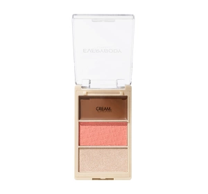 Everybody London Trio Face палетка для контурування обличчя Glow Me Peachy 8,6 г