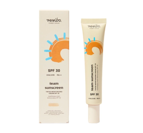 RESIBO TEAM SUNSCREEN УВЛАЖНЯЮЩЕ-РЕГУЛИРУЮЩИЙ КРЕМ LIGHT SPF 30 40МЛ
