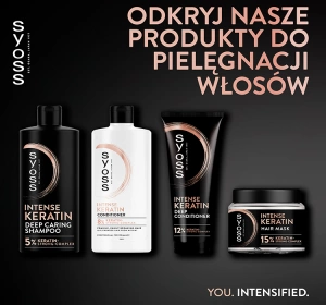 SYOSS KERATIN КОНДИЦІОНЕР ДЛЯ ЛАМКОГО ВОЛОССЯ 440МЛ