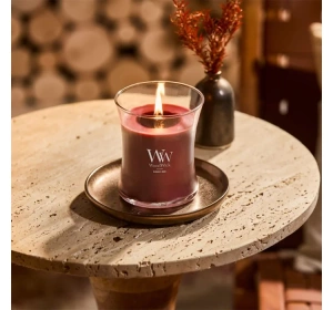 Woodwick Medium Jar Candle ароматическая свеча Rouge Oud 275 г