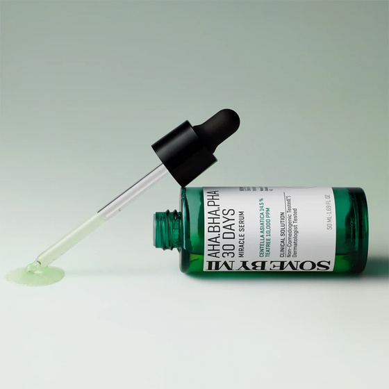 Нажмите на картинку, чтобы ее увеличить Some By Mi AHA BHA PHA 30 Days Miracle Serum успокаивающая сыворотка для проблемной кожи 60 мл