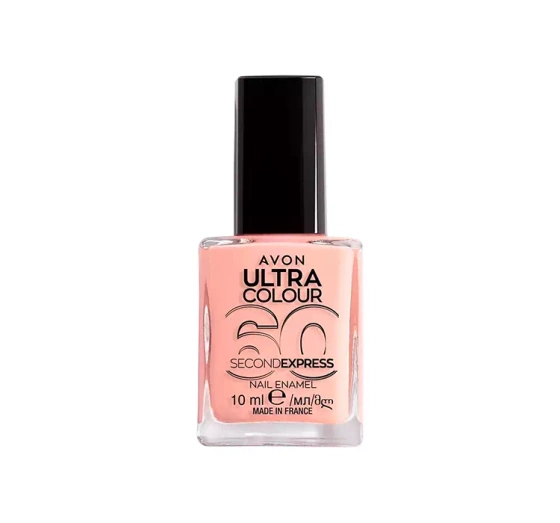 AVON ULTRA COLOUR 60 SECOND EXPRESS ШВИДКОСОХНУЧИЙ ЛАК ДЛЯ НІГТІВ THINK FAST PINK 10МЛ