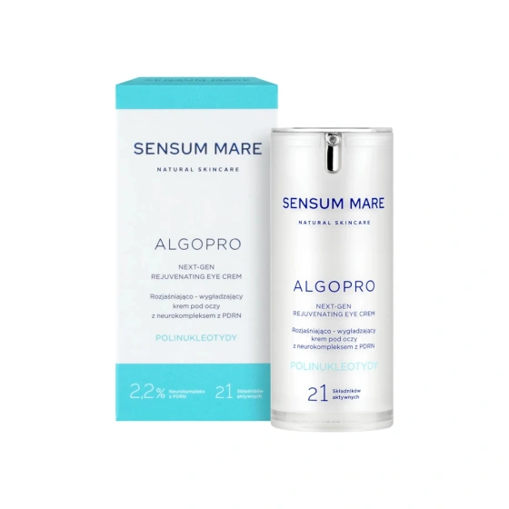 Sensum Mare Algopro освітлююче-розгладжувальний крем для шкіри навколо очей з нейрокомплексом PDRN 15 мл