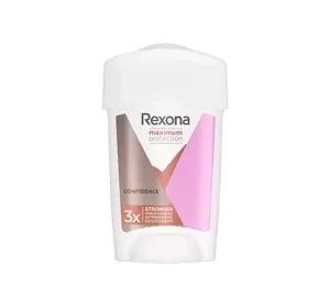 REXONA MAXIMUM PROTECTION АНТИПЕРСПИРАНТ В ФОРМЕ КРЕМА ДЛЯ ЖЕНЩИН CONFIDENCE 45МЛ