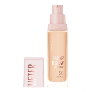 Maybelline Lifter Plump & Glow Foundation осветляющий жидкий тональный крем для лица SPF15 90 30 мл 