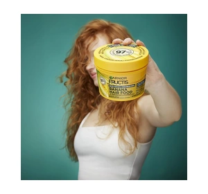 GARNIER FRUCTIS HAIR FOOD BANANA ПИТАТЕЛЬНАЯ МАСКА ДЛЯ СУХИХ ВОЛОС 400МЛ