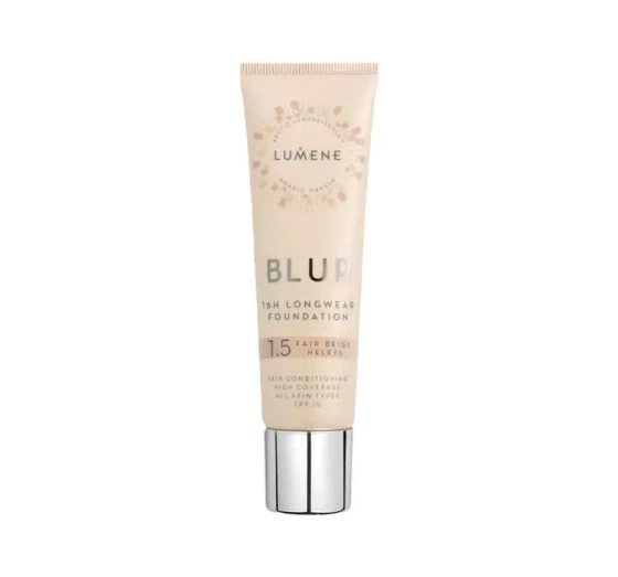 LUMENE BLUR FOUNDATION РОЗГЛАДЖУЮЧИЙ ТОНАЛЬНИЙ ЗАСІБ 1.5 FAIR BEIGE 30МЛ